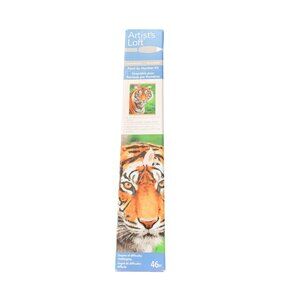 New Paint By Number Kit 16x20 Vertical Wooden Hanger Tiger